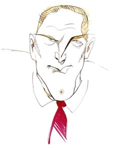 Kirk Douglas - caricature de l